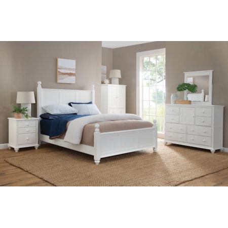 Queen Panel Bed