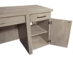 Birch Home Platinum Desk and Hutch