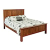 Buckeye Furniture Shaker Customizable Solid Wood Queen Panel Bed