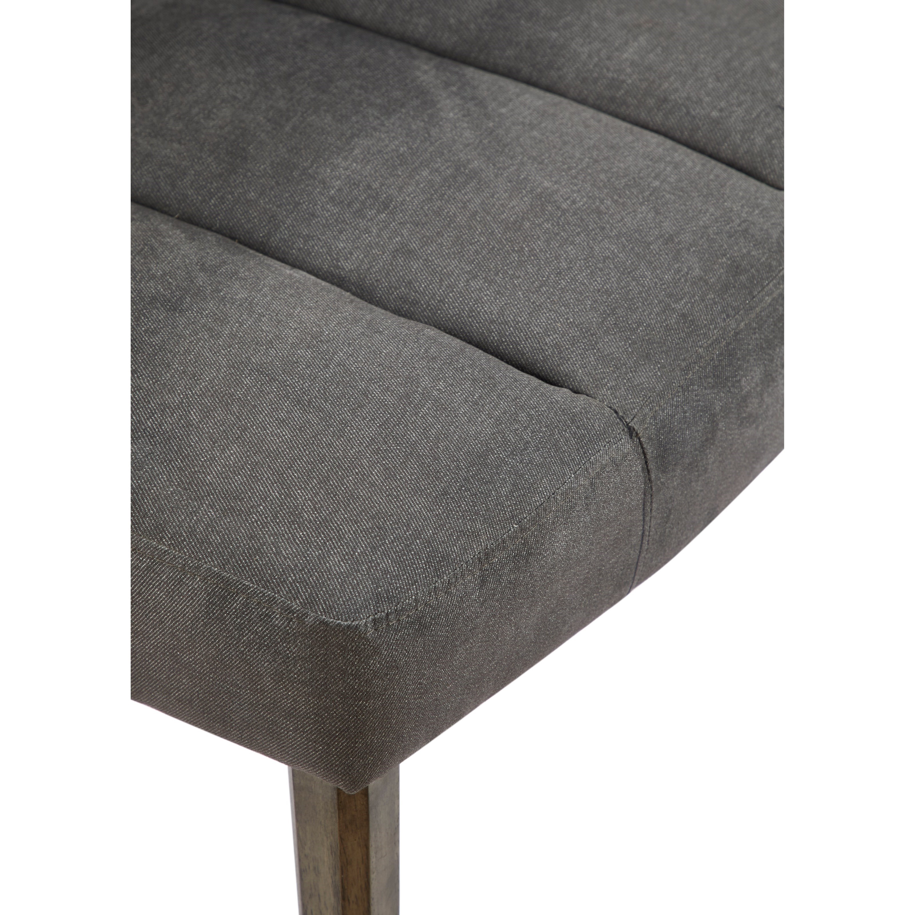 Modus Furniture Crossroads Brodie Chair in Gray Denim