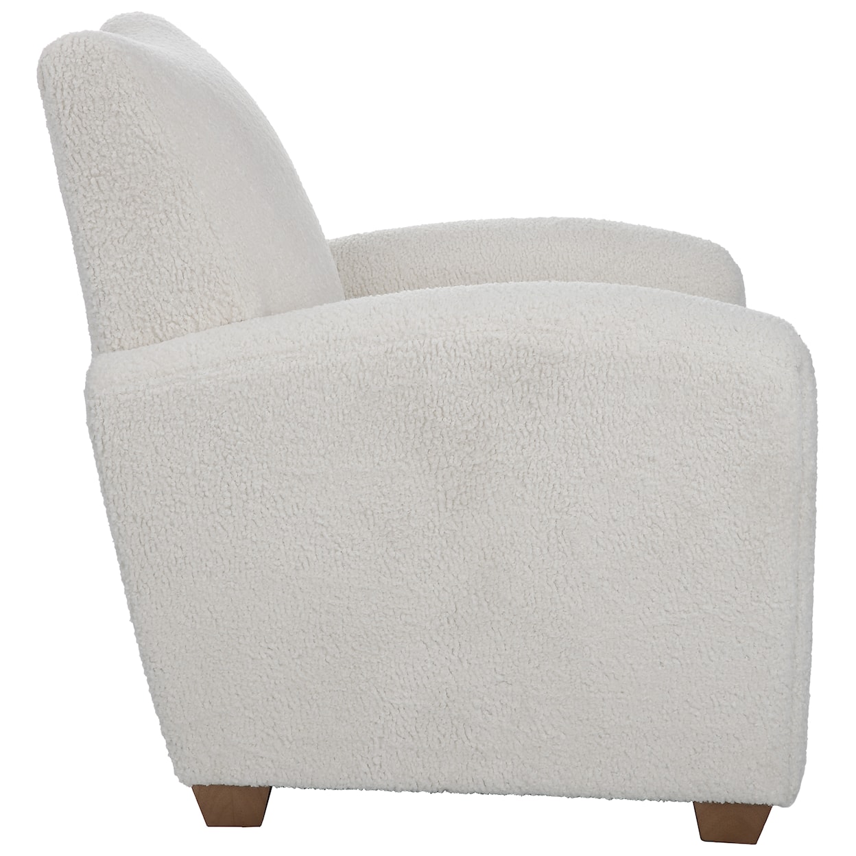 Uttermost Teddy Teddy White Shearling Accent Chair