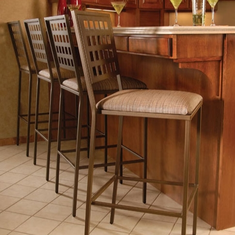 Metal Barstool w/Seat Pad