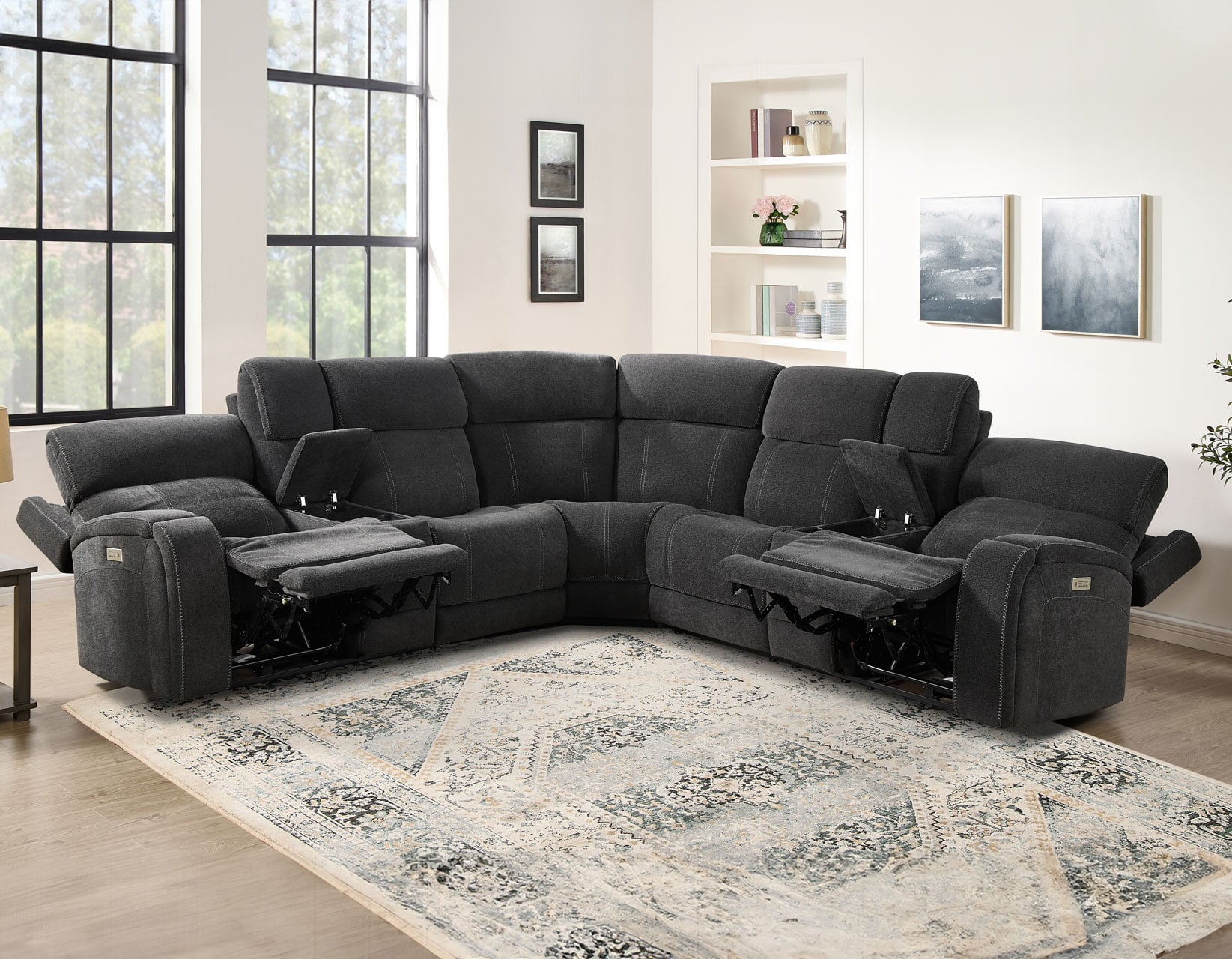 Steve Silver Seattle Sectional Sofa