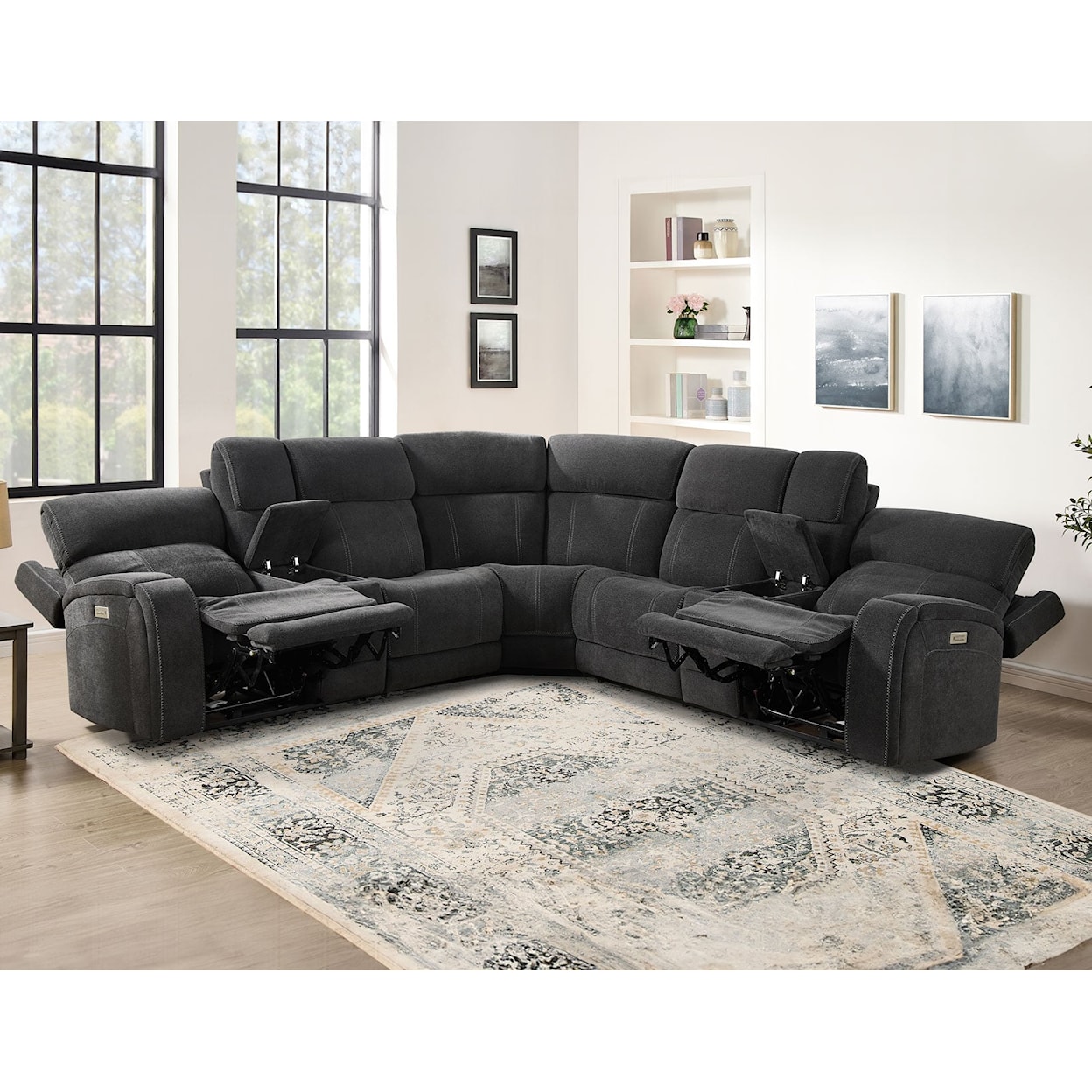 Steve Silver Seattle Sectional Sofa