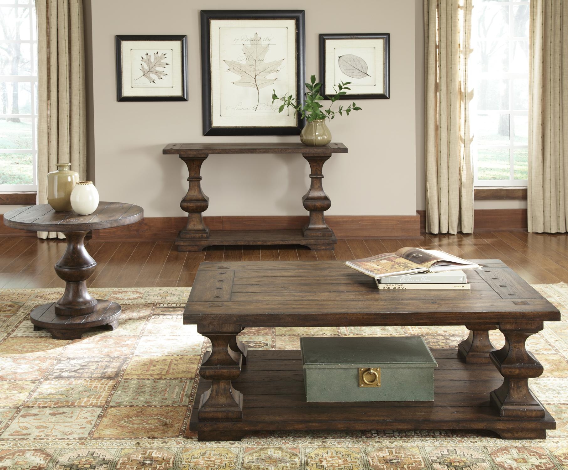 Liberty Furniture Sedona Turned Leg Sofa Table