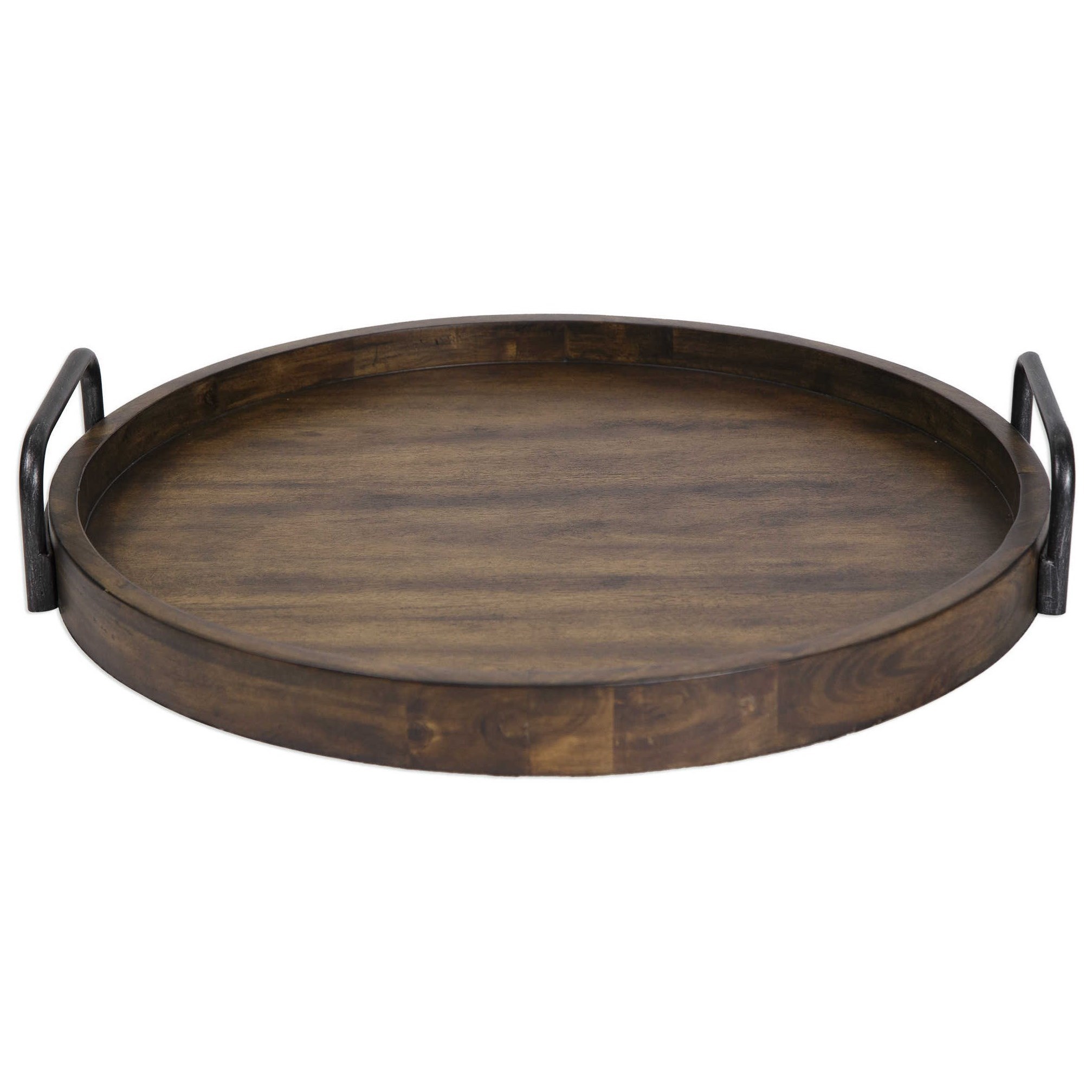 Reine Round Wooden Tray