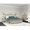 Riverside Furniture Kensington Queen Sleigh Bed with Upholstered Headboard