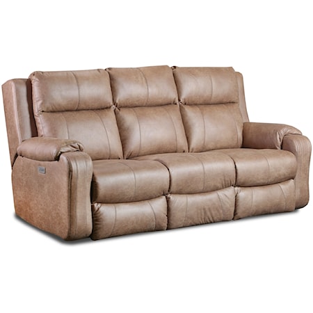 Power Headrest Double Reclining Sofa