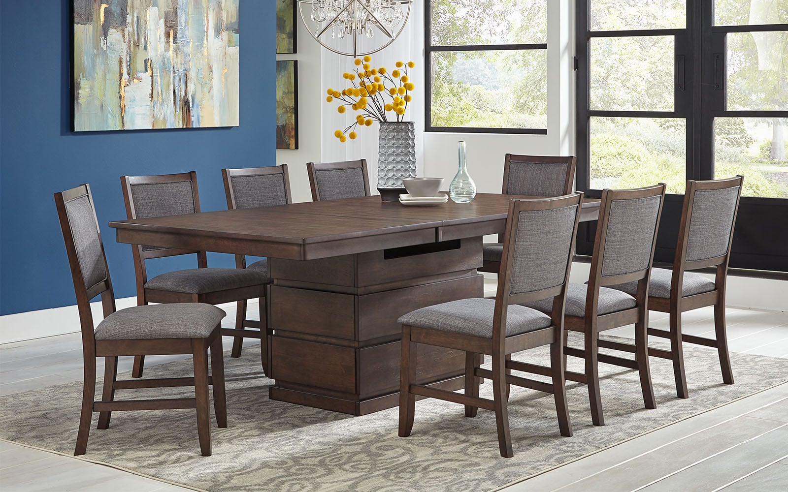 AAmerica Chesney Adjustable Dining Table