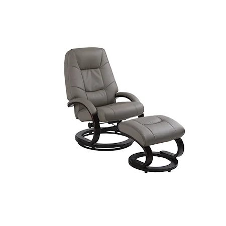 Casual Recliner with Ottoman
