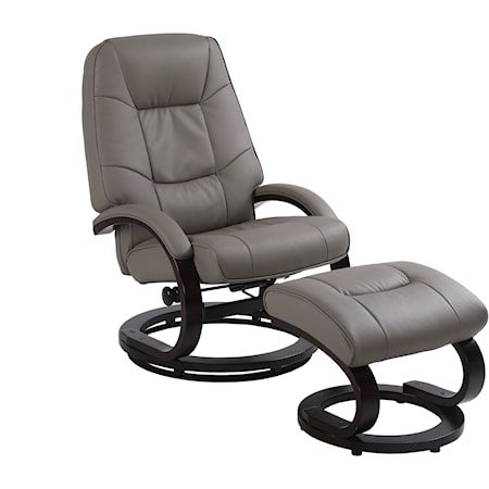 Casual Recliner with Ottoman