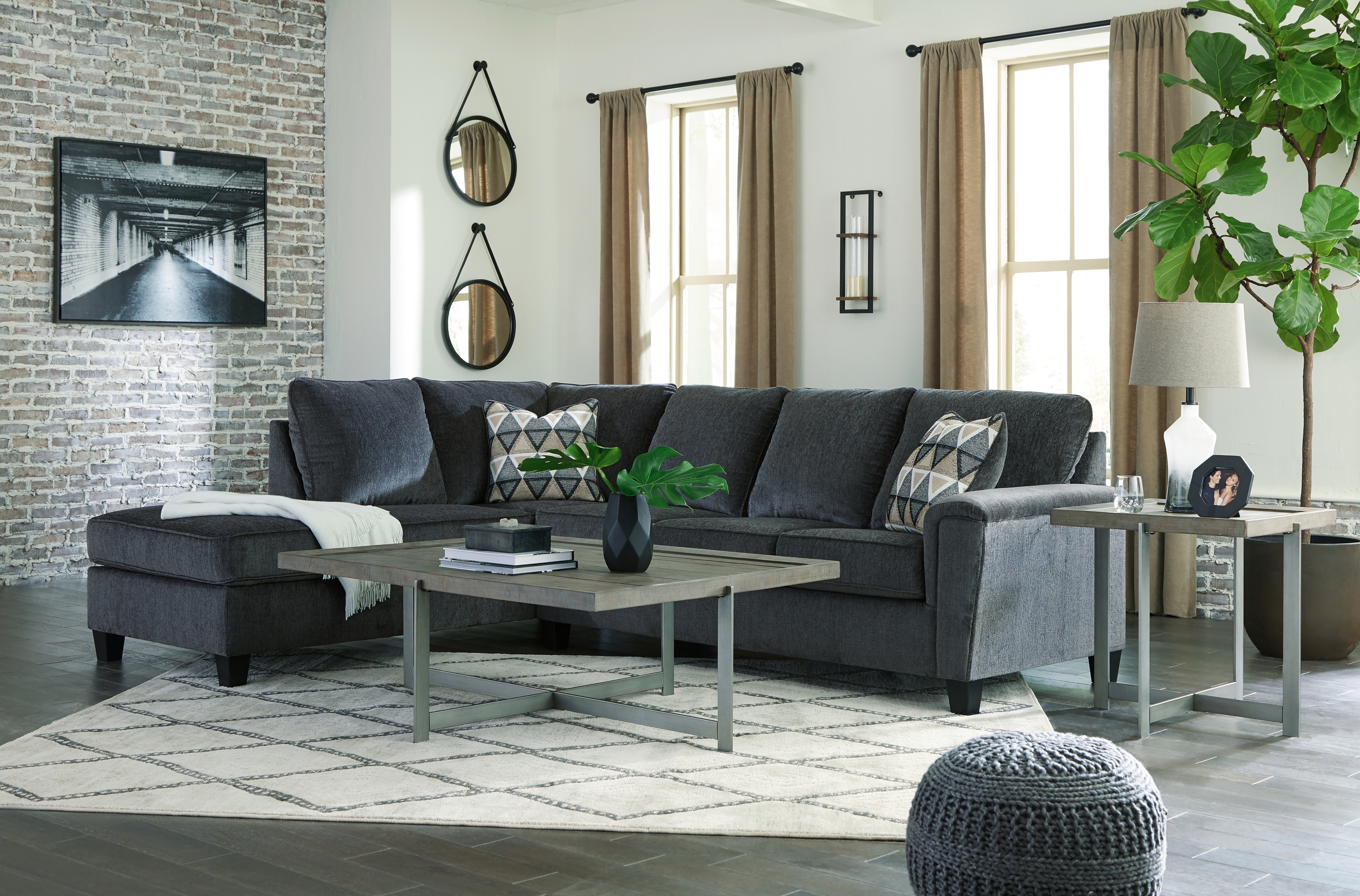 2-Piece Sleeper Sectional With Chaise