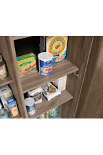 Sauder HomePlus Contemporary Single-Door Pantry Cabinet with Adjustable Shelving