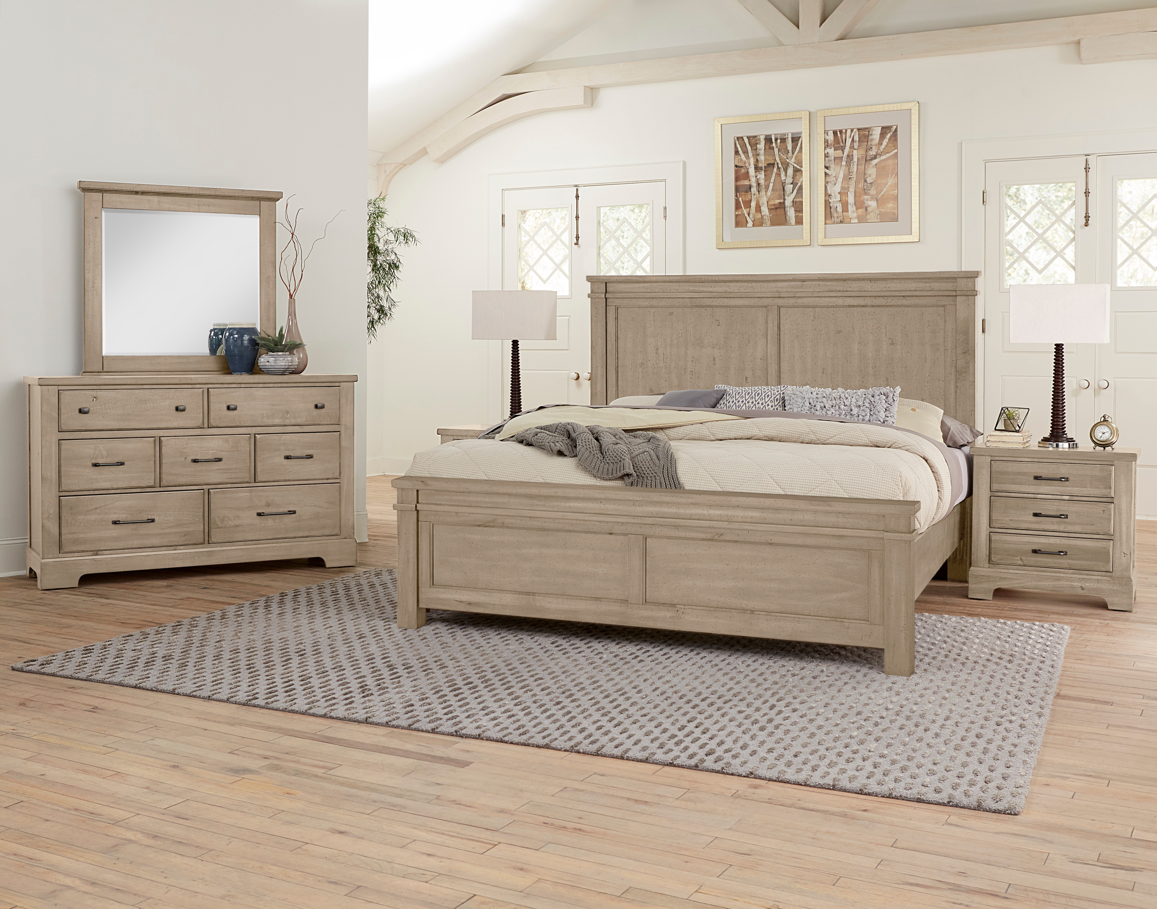 Artisan & Post Cool Rustic Queen Mansion Bed