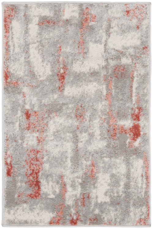 2' x 3' Grey Brick Rectangle Rug