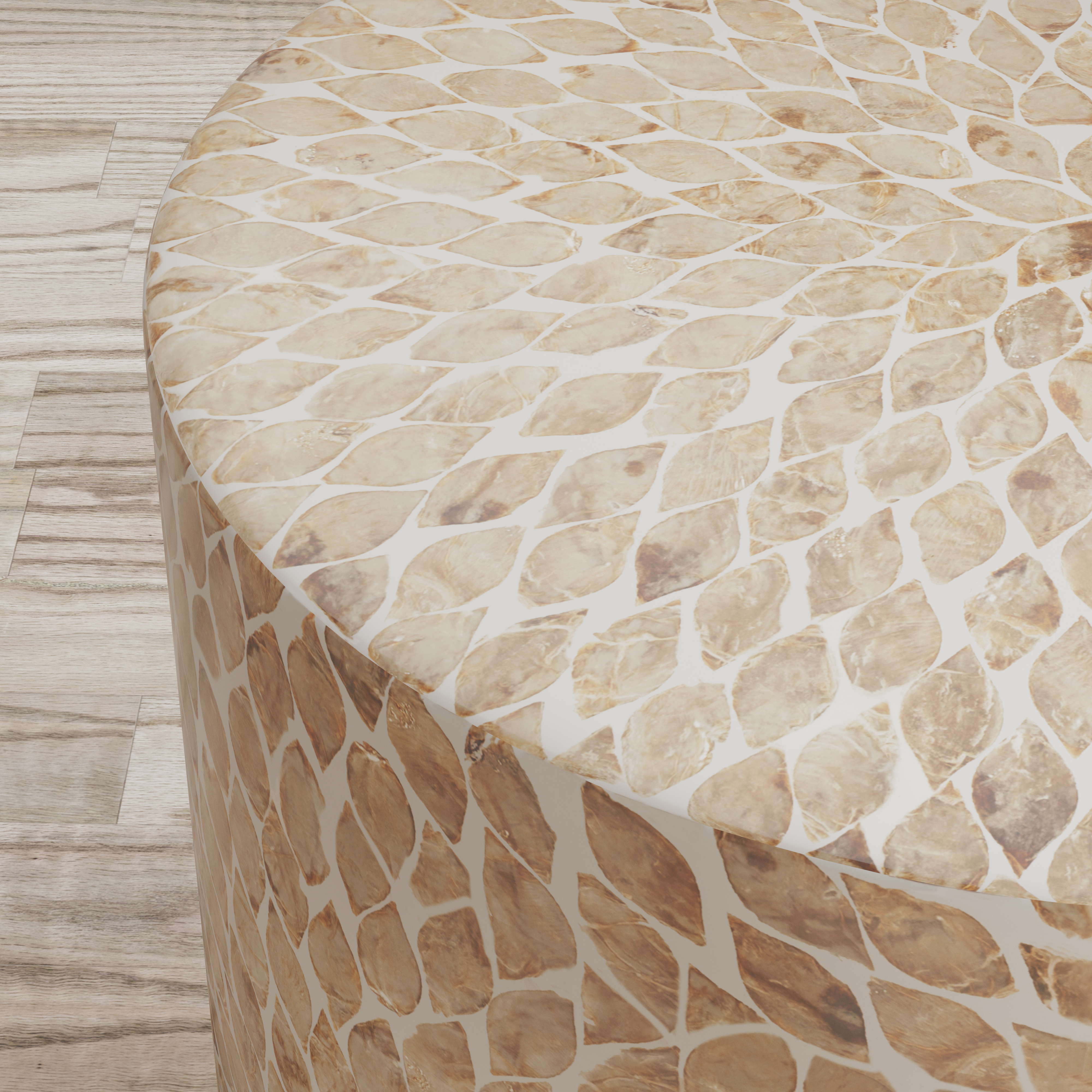 jofran capiz shell side table