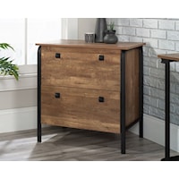 Rustic Two-Drawer Lateral File Cabinet