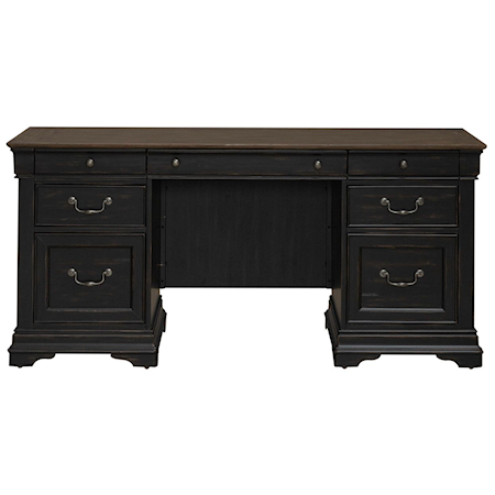 7-Drawer Jr. Executive Desk