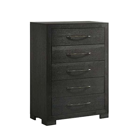 5-Drawer Chest in Black