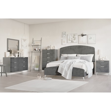 Contemporary 5-Piece California King Bedroom Set