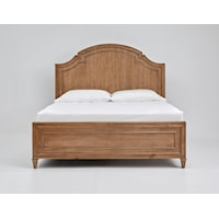 Transitional Queen Panel Bed