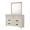 Crown Mark Sarter Dresser & Mirror Set