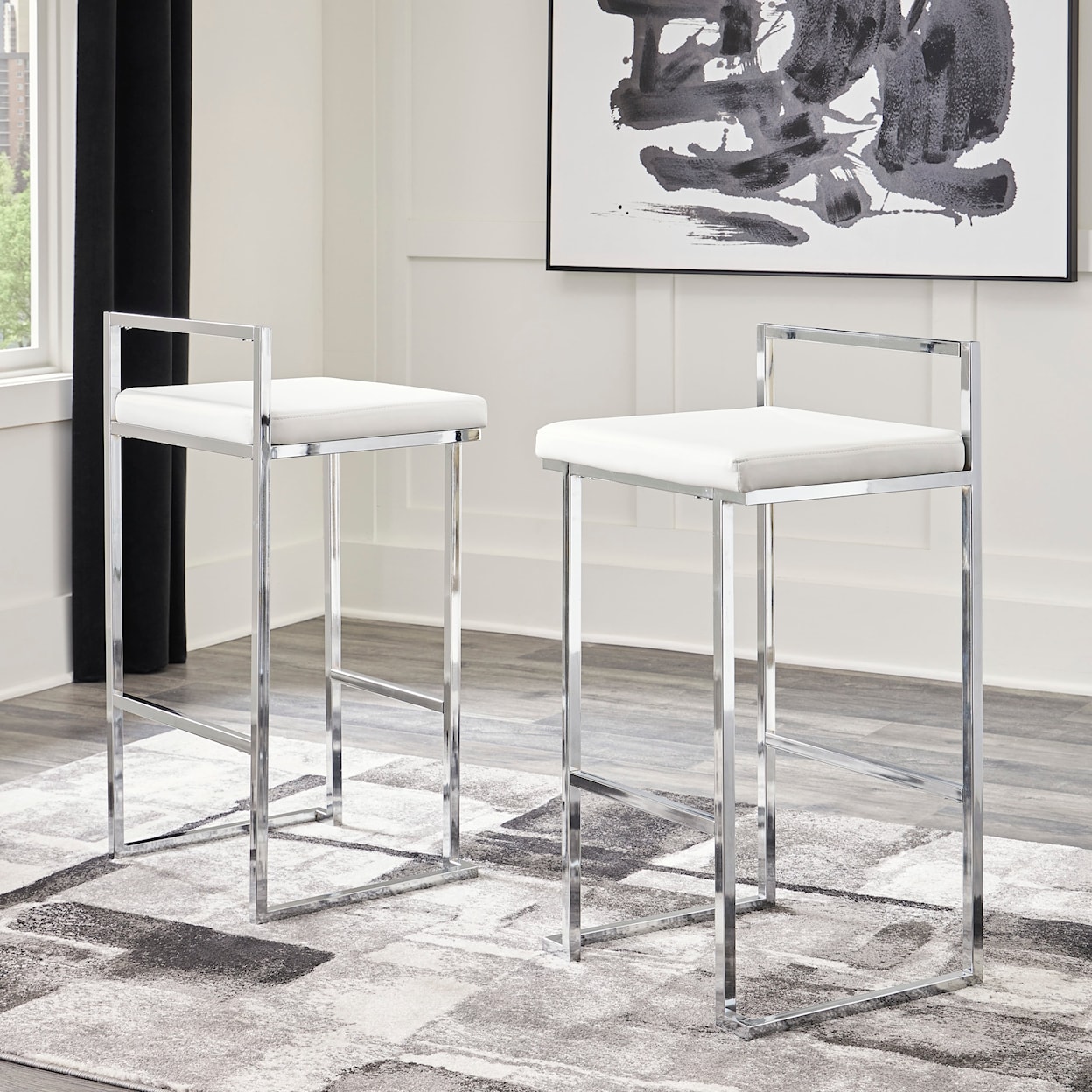 Ashley Furniture Signature Design Madanere Bar Height Bar Stool