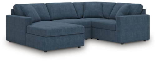 4-Piece Sectional With Chaise