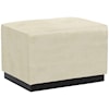 Bernhardt Merino Merino Leather Ottoman