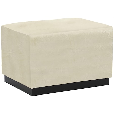 Merino Leather Ottoman