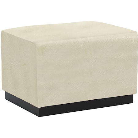 Merino Leather Ottoman