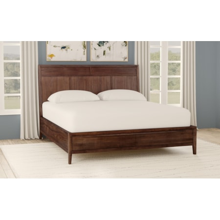 Queen Panel Storage Bed