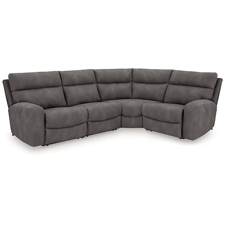 4-Piece Power Reclining Sectional