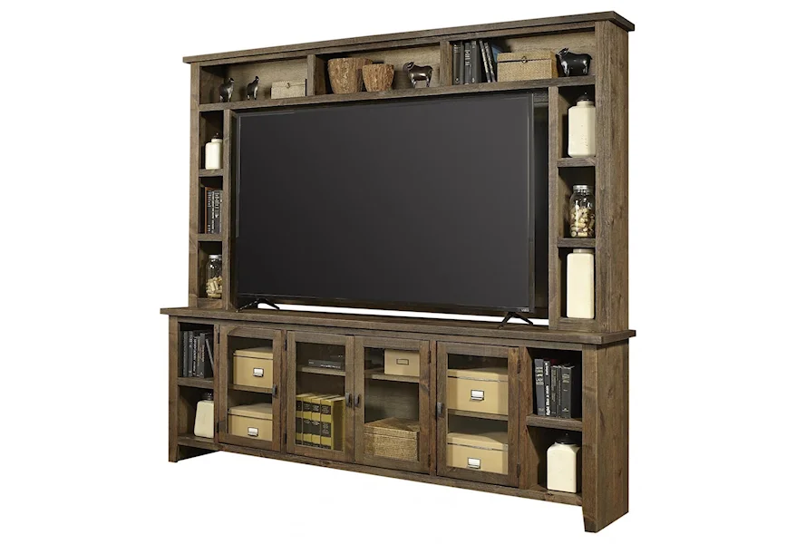 Alder Grove TV Stand with Hutch by Aspenhome at Conlin's Furniture