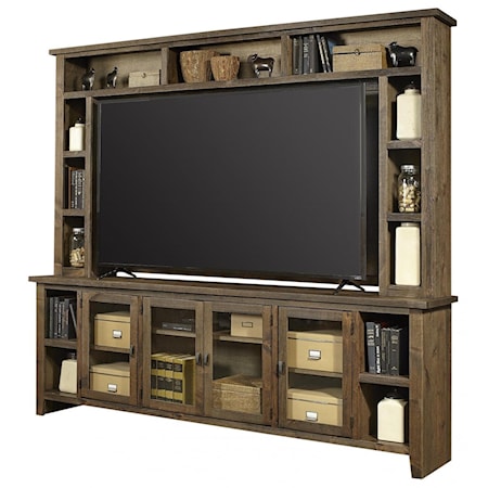 TV Stand with Hutch