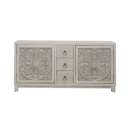 3-Drawer Accent Cabinet