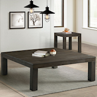 Transitional 2-Piece Occasional Table Set