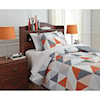 Ashley Furniture Signature Design Bedding Sets Twin Layne Multi Coverlet Set