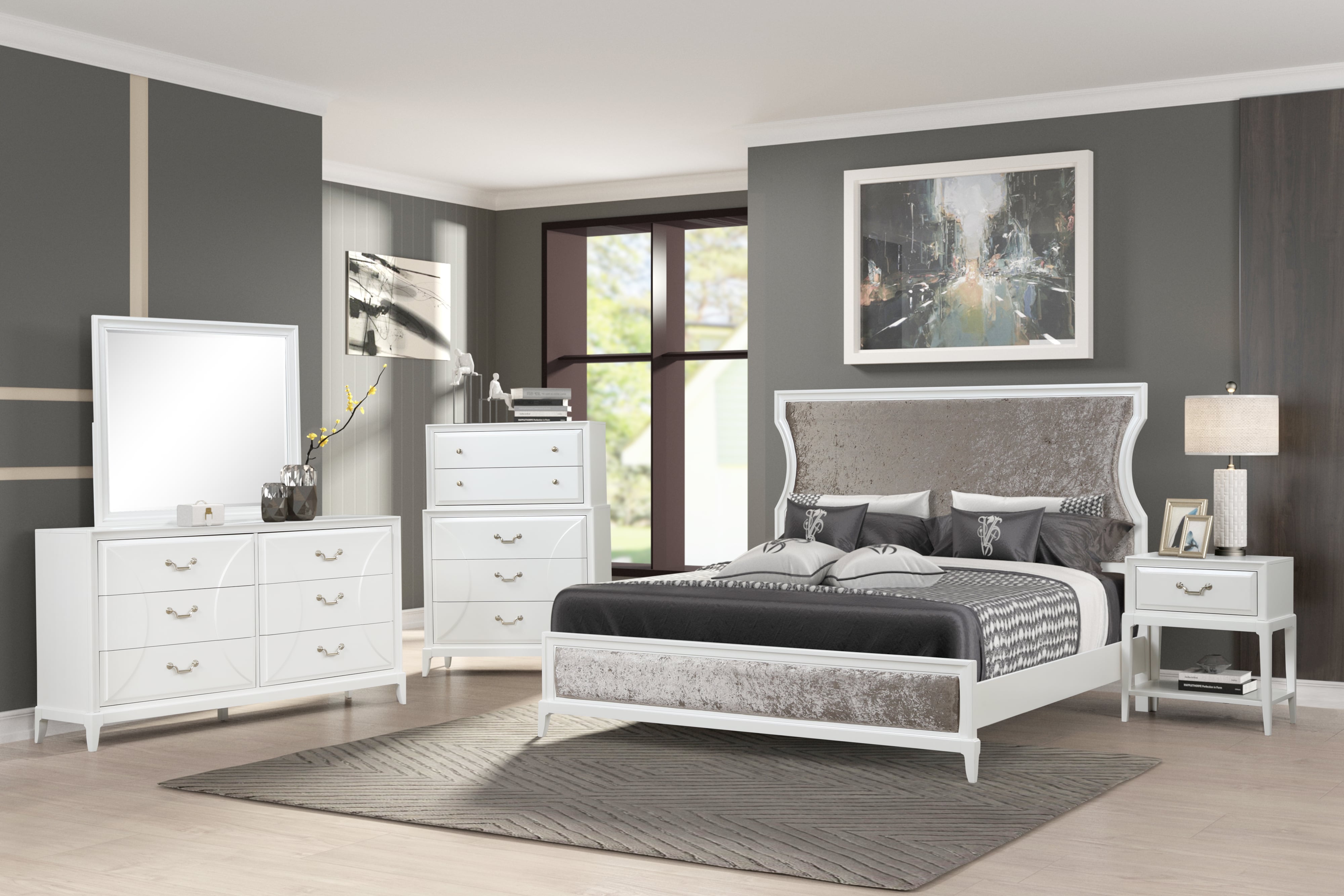 Queen Upholstered Bed