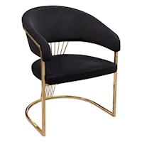 Glam Velvet Dining Arm Chair