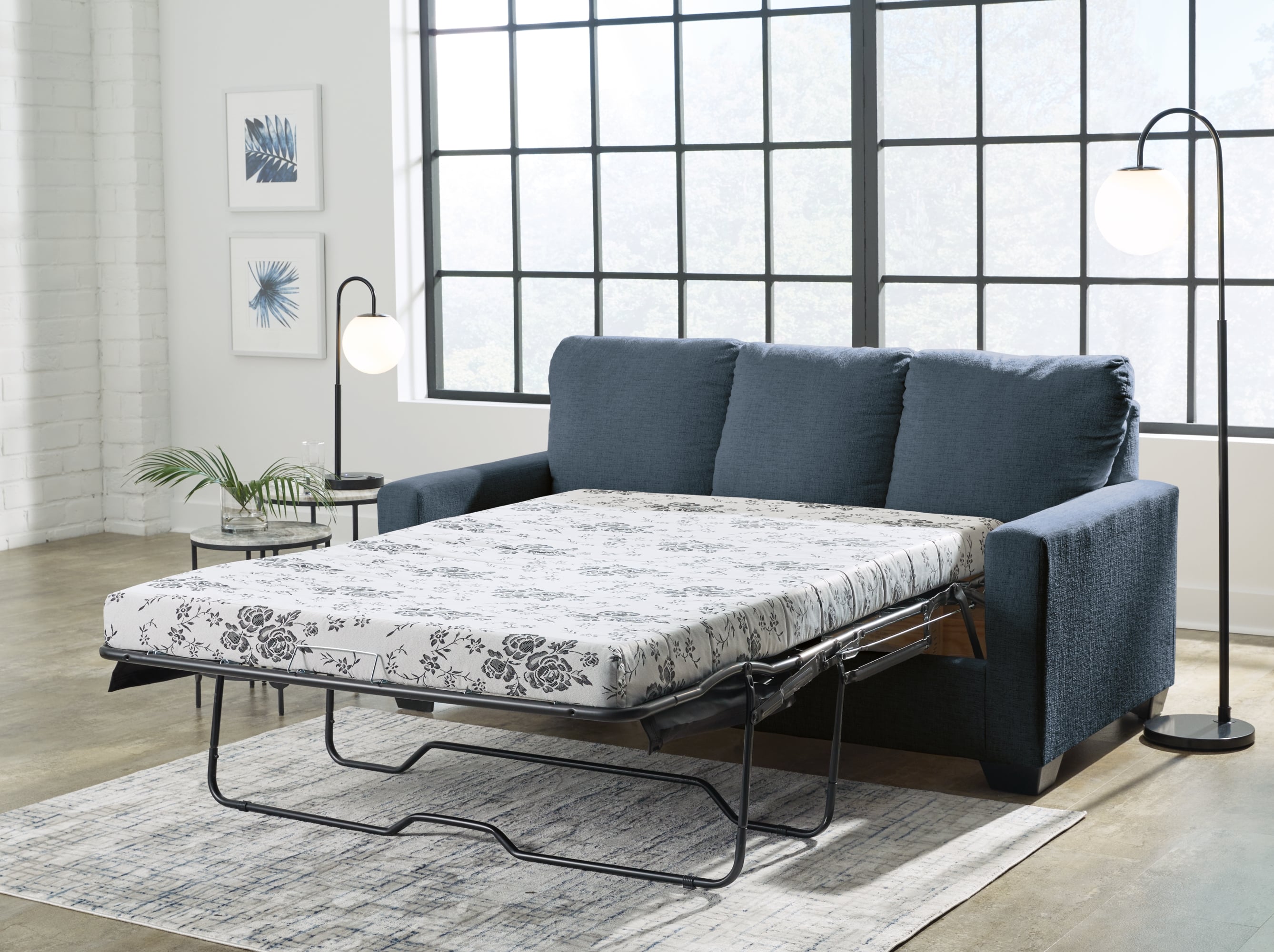 Signature Design By Ashley Rannis DF371 Contemporary Full Sleeper Sofa   38d58d9deeab4a04a7833b8cfb31ec35 