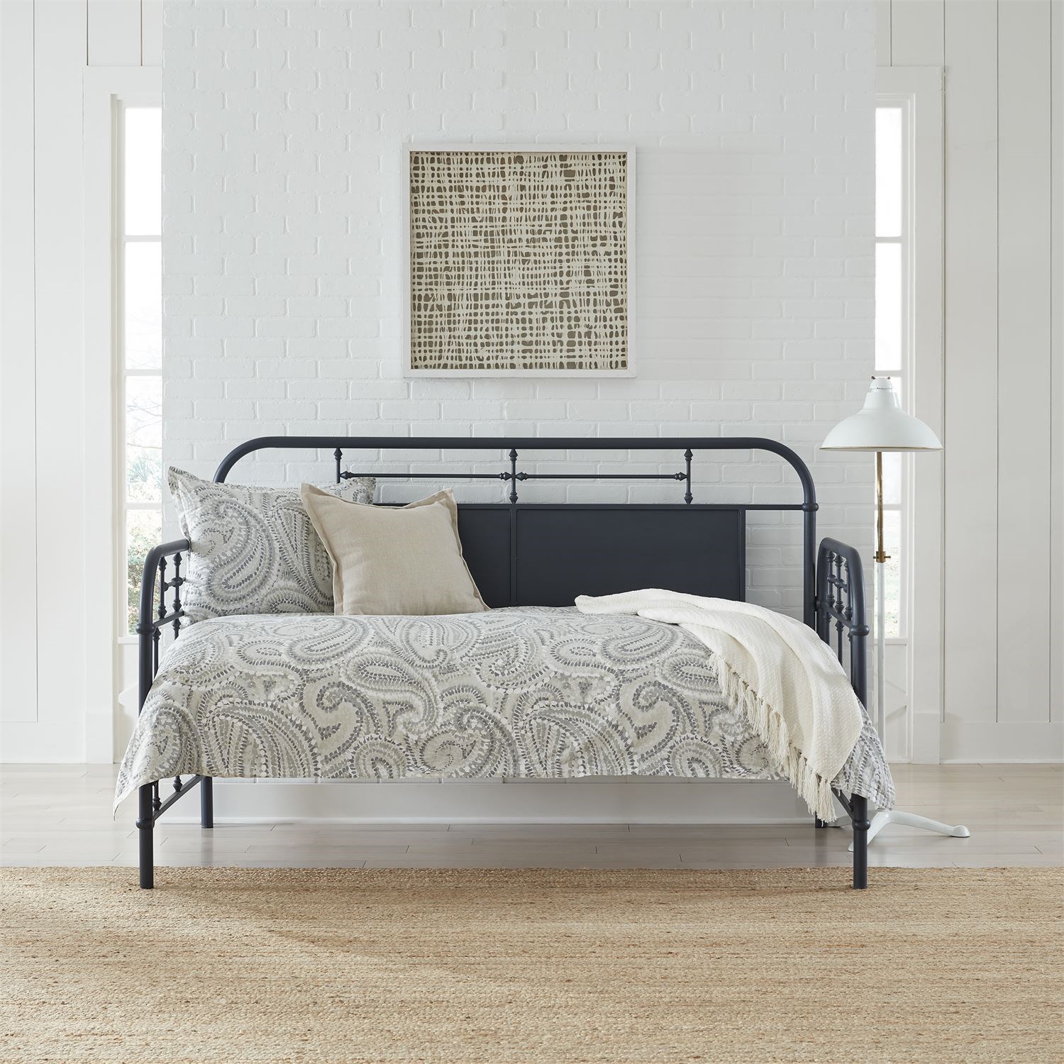 Liberty Furniture Vintage Series 179-BR11TB-N Twin Metal Daybed With ...