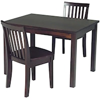 Transitional Juvenile Table in Rich Mocha
