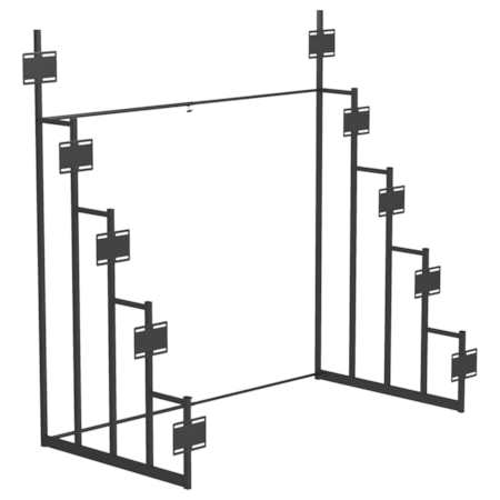 Duarto 5-tier Headboard Display Rack