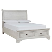 Full Sleigh Bed with Storage