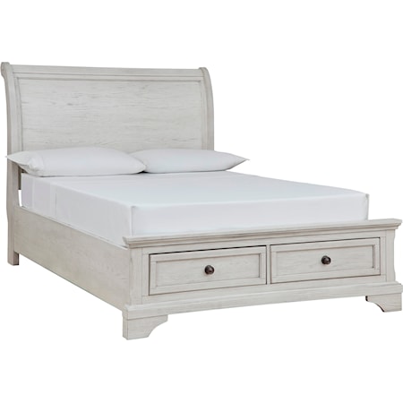 Full Sleigh Bed with Storage