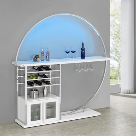 CIRCLE LIGHT WHITE BAR | .