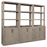 Contemporary Bookcase with Adjustable Shelving
