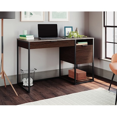 International Lux Single Pedestal Desk