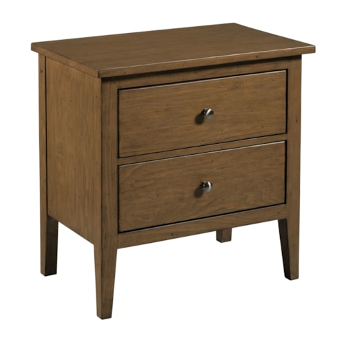 Traditional 2-Drawer Nightstand